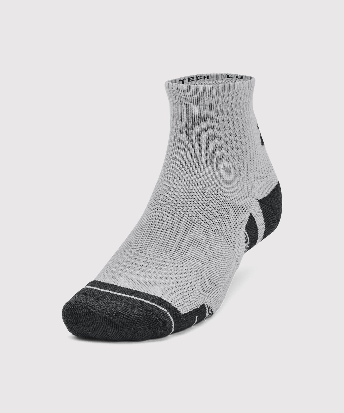 Under Armour Ua Performance Tech 3-Pair Mid-High Sock Pack - White/Black/Grey