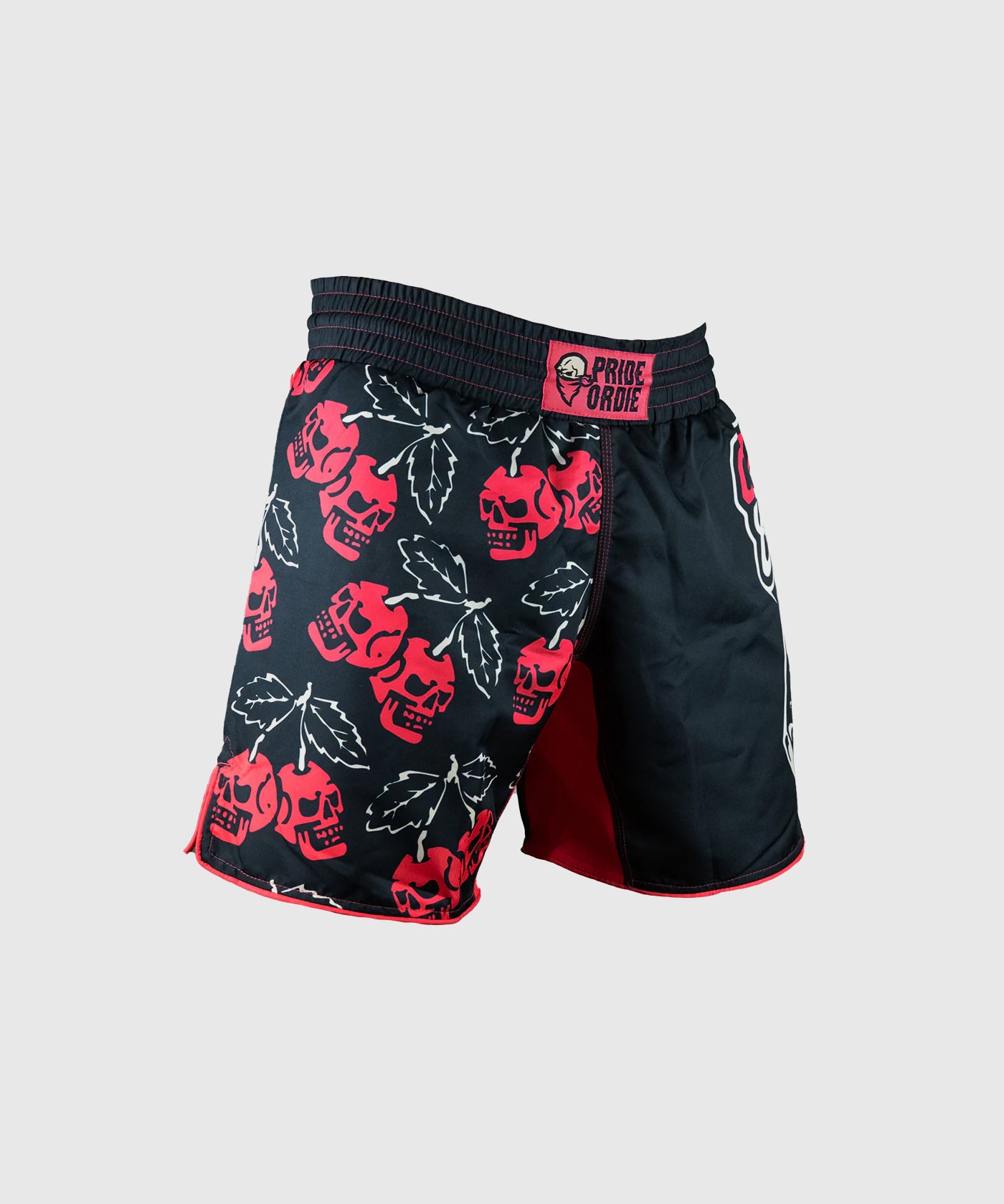 Pride Or Die Cherry Choke Fight Shorts - Black