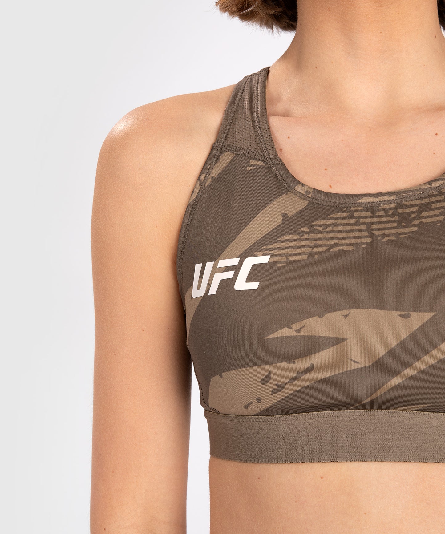 UFC Adrenaline by Venum Fight Week Sujetador Deportivo para Mujer – Desert Camo