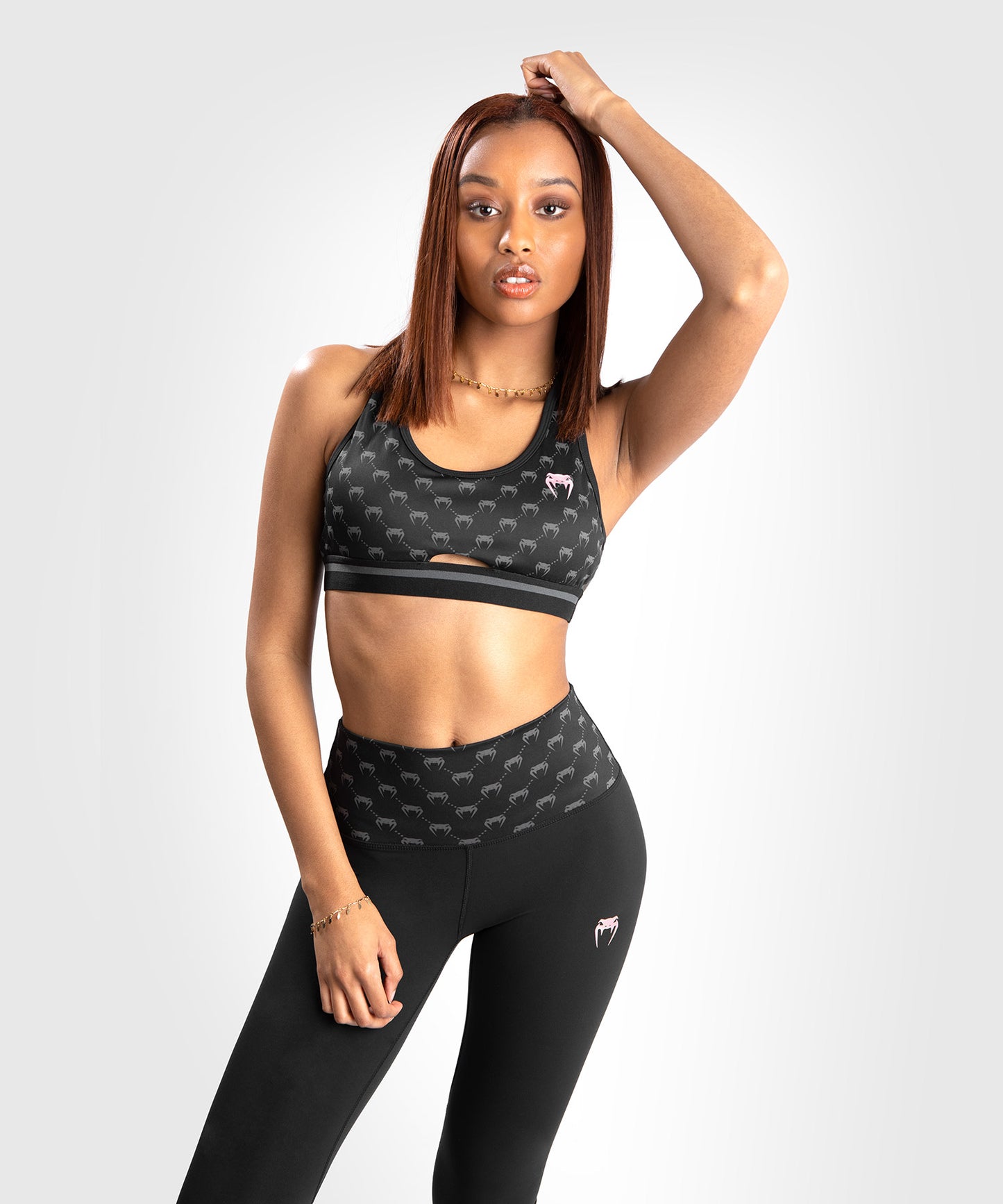 Legging Venum Monogram - Pour Femme - Noir/Or rose