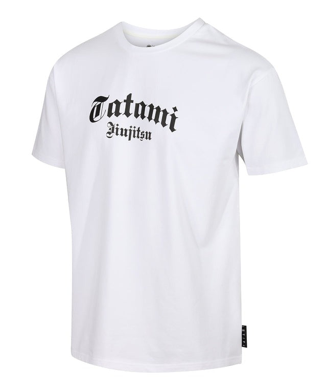 T-Shirt Tatami Fightwear Gothic - Blanc