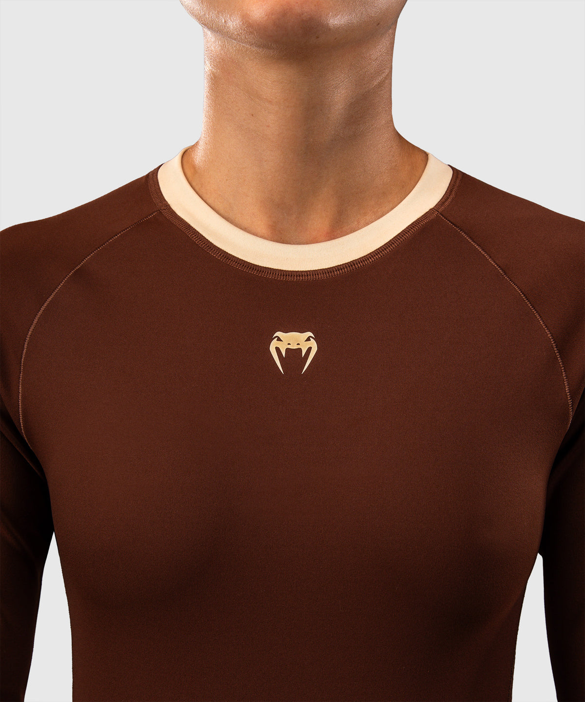 Venum Viper Rashguard a maniche lunghe da donna - Marrone