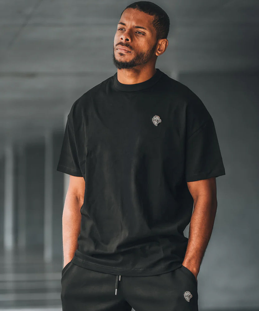 T-Shirt Oversize Pride Or Die Fearless - Noir