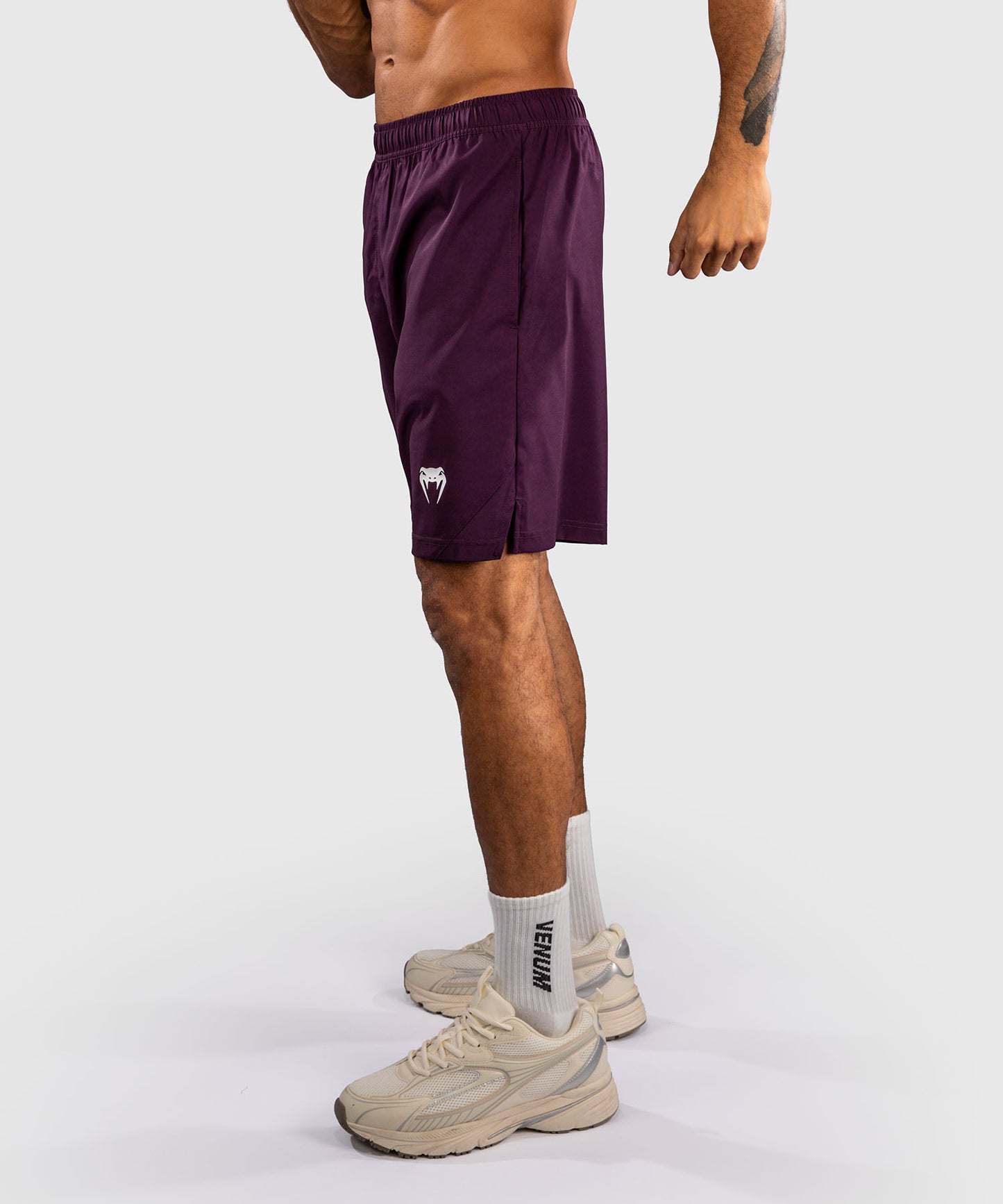 Short d'entraînement Venum Contender - Violet foncé/Blanc