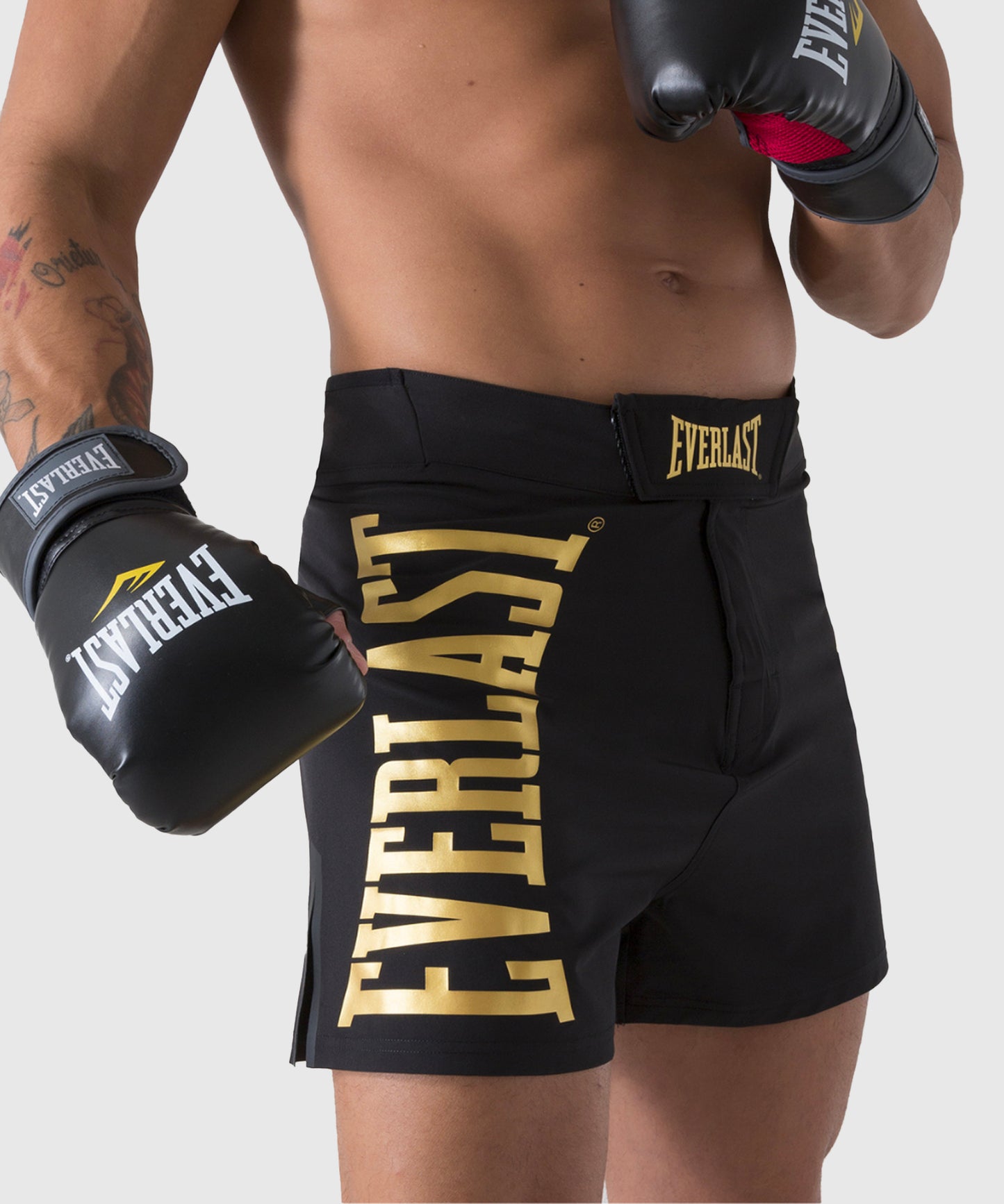 Everlast Fightshorts – Gold/Schwarz