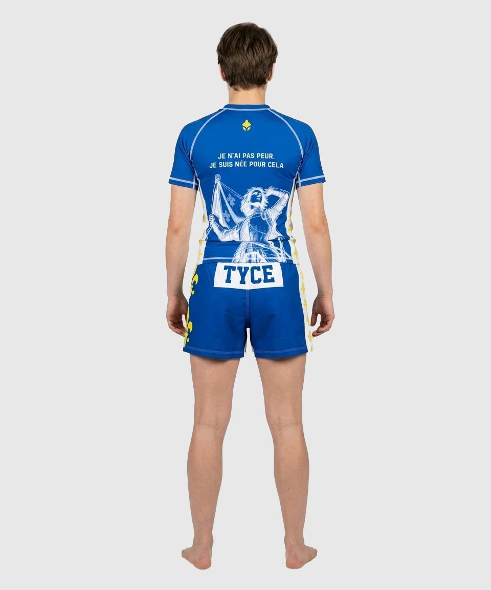 Short de combat TYCE CULTURE OF WAR Jeanne d'Arc - Bleu