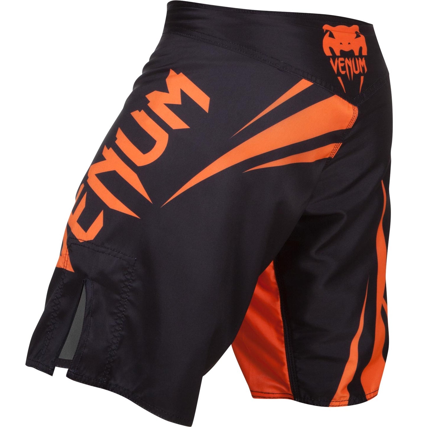Fightshort Venum Challenger - Black/Orange Fluo