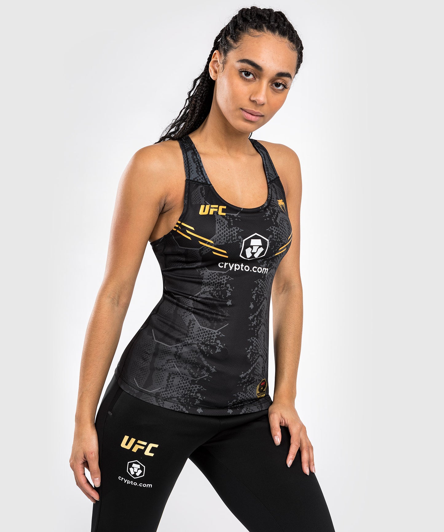 Débardeur ajusté avec Brassière intégrée pour Femmes UFC Adrenaline by Venum Authentic Fight Night - Champion