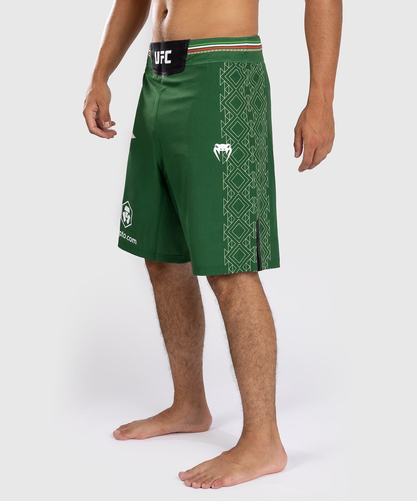 Noche UFC by Venum Authentic Fight Night Short for Men - Long Cut - Green