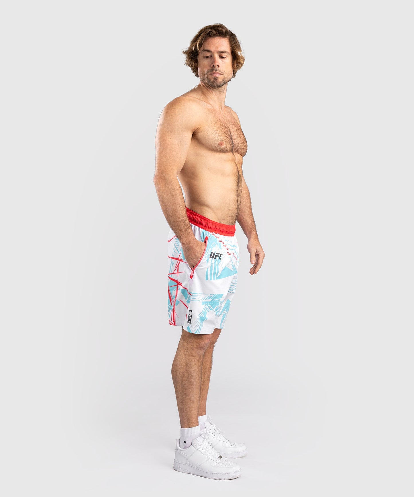 Men's UFC Fusion By Venum Miami Edition Fight Week Performance Short - White