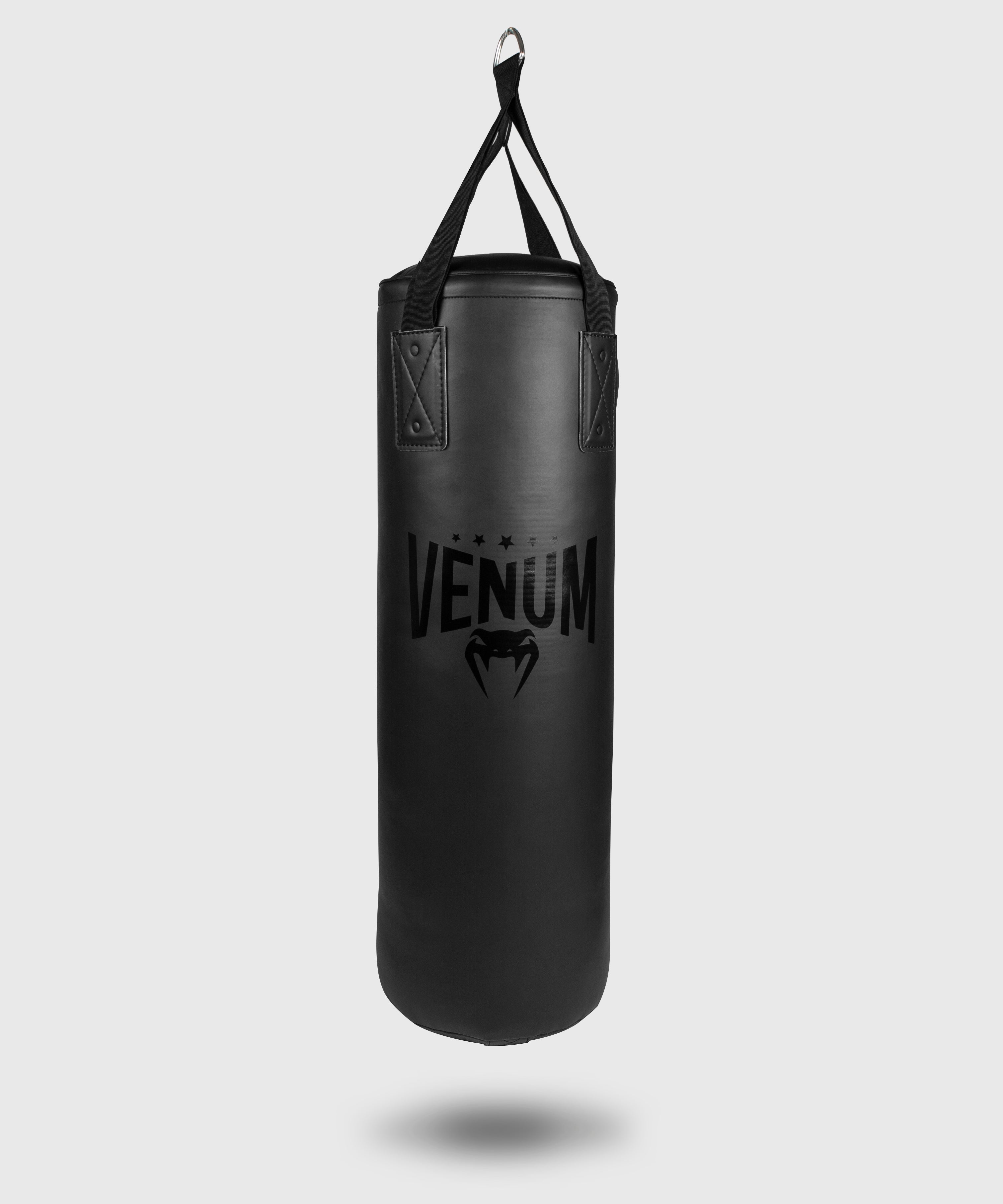 Venum Origins punching bag - Black/Black (ceiling mount included
