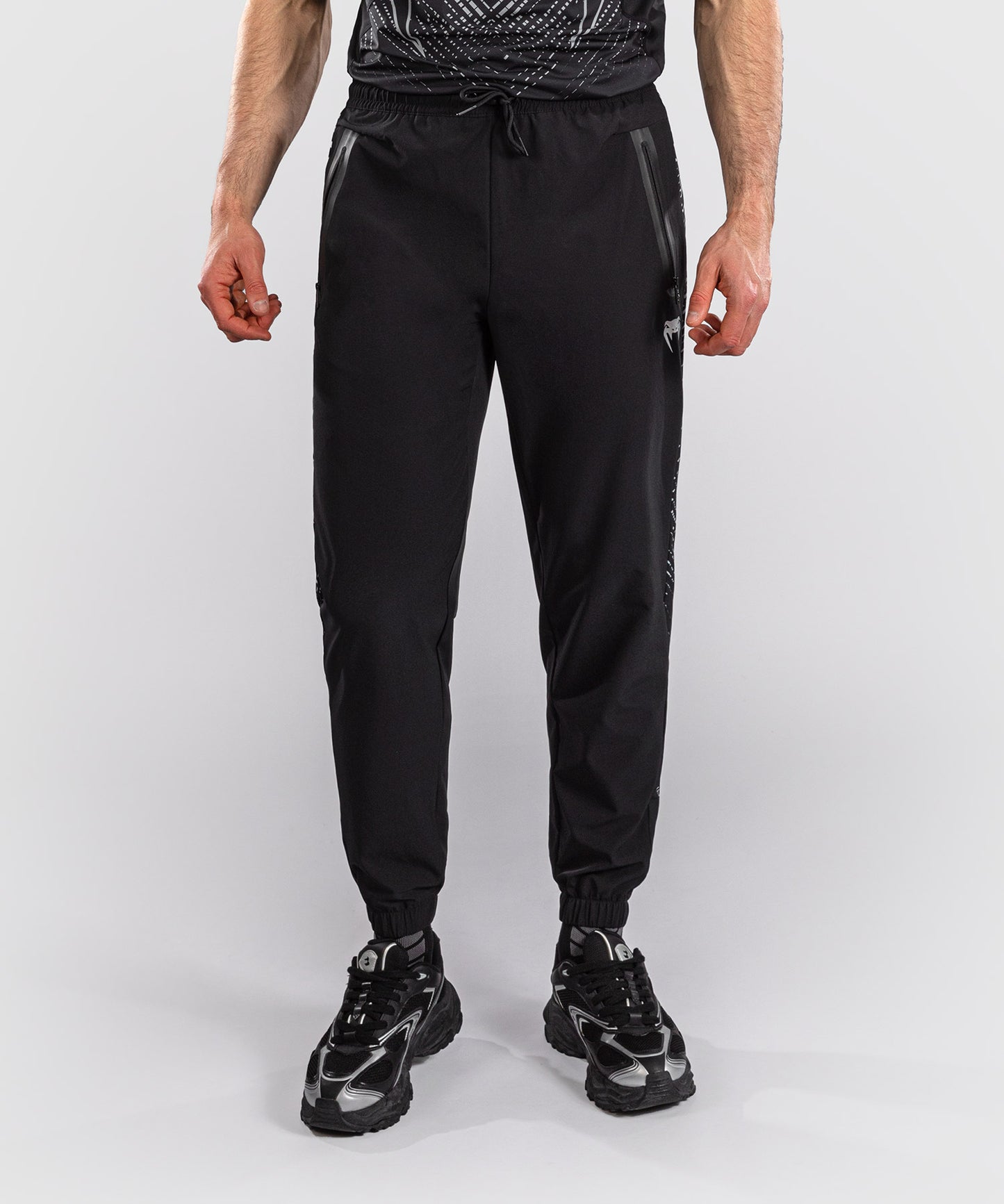 Venum Midnight Fury Pantalones de Chándal – Negro/Gris/Plata