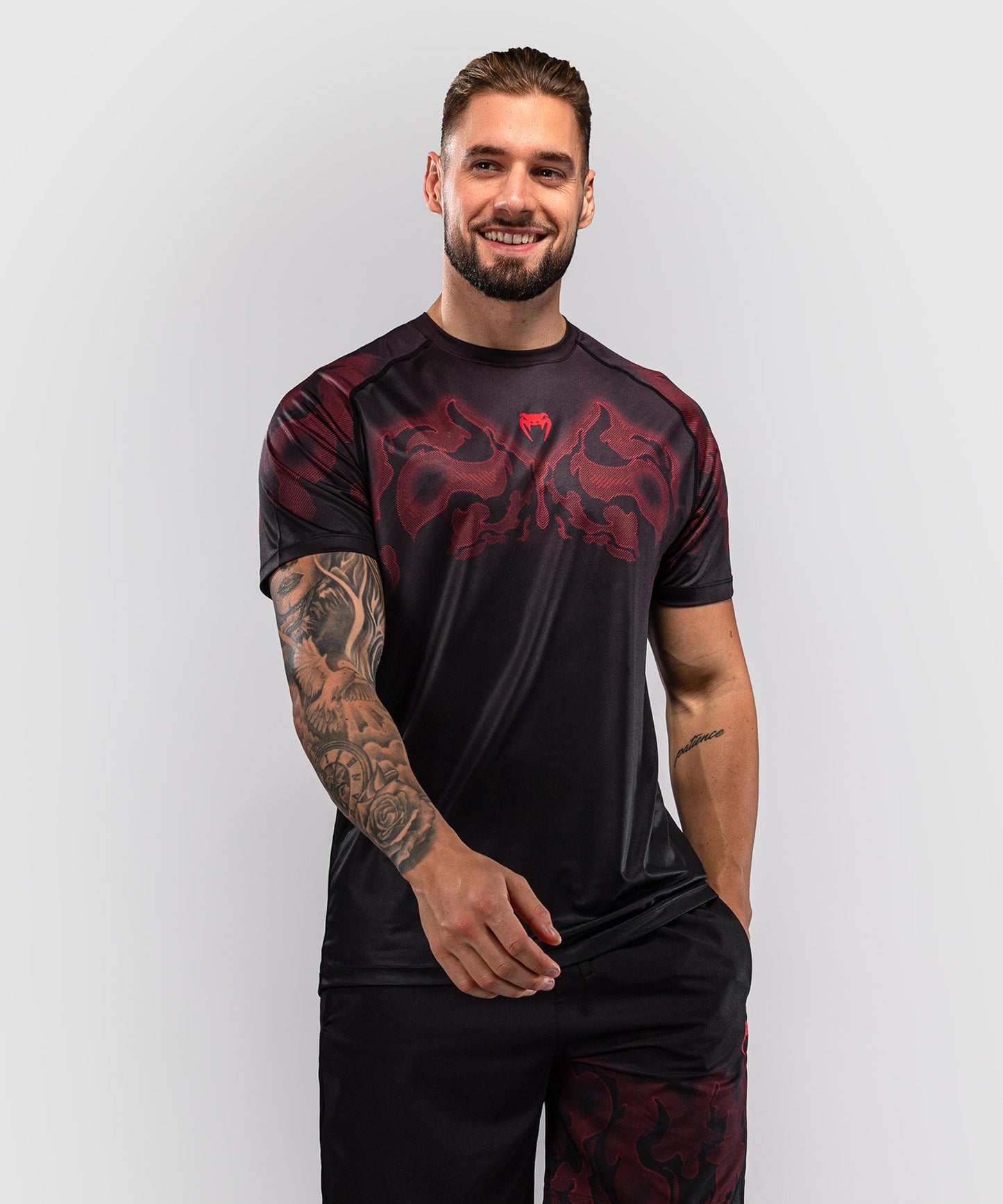T-shirt Dry Tech Venum Spectre – Noir/Rouge