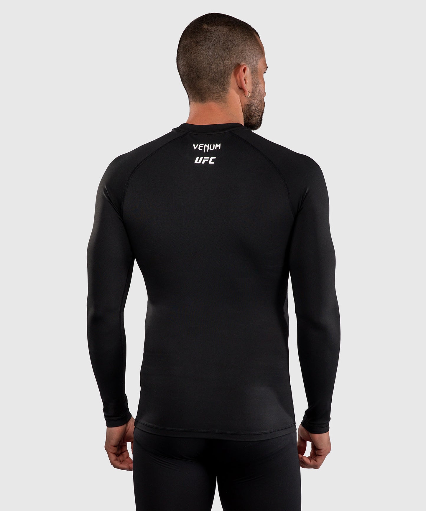 Venum UFC Unity by Venum Authentic Fight Week Herren Funktions-Rashguard Langarm - Schwarz