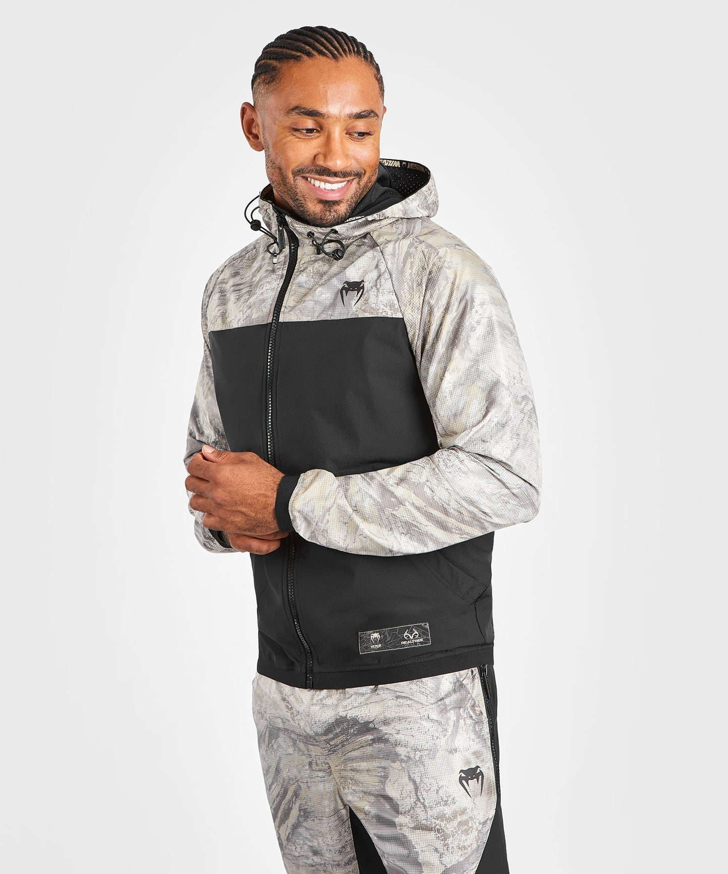 Veste à capuche Venum Laser XT Realtree - Noir/Camouflage Désert