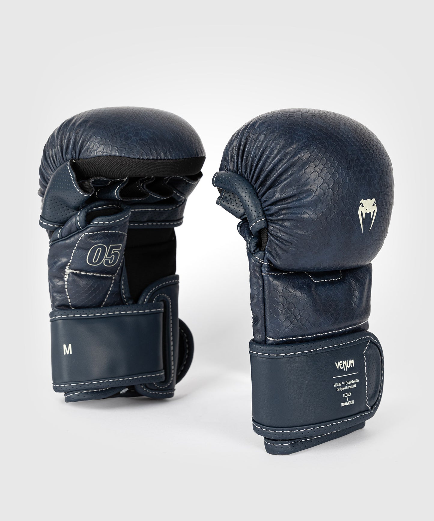 Venum Impact Evo Scales MMA Sparring Gloves - Midnight Blue