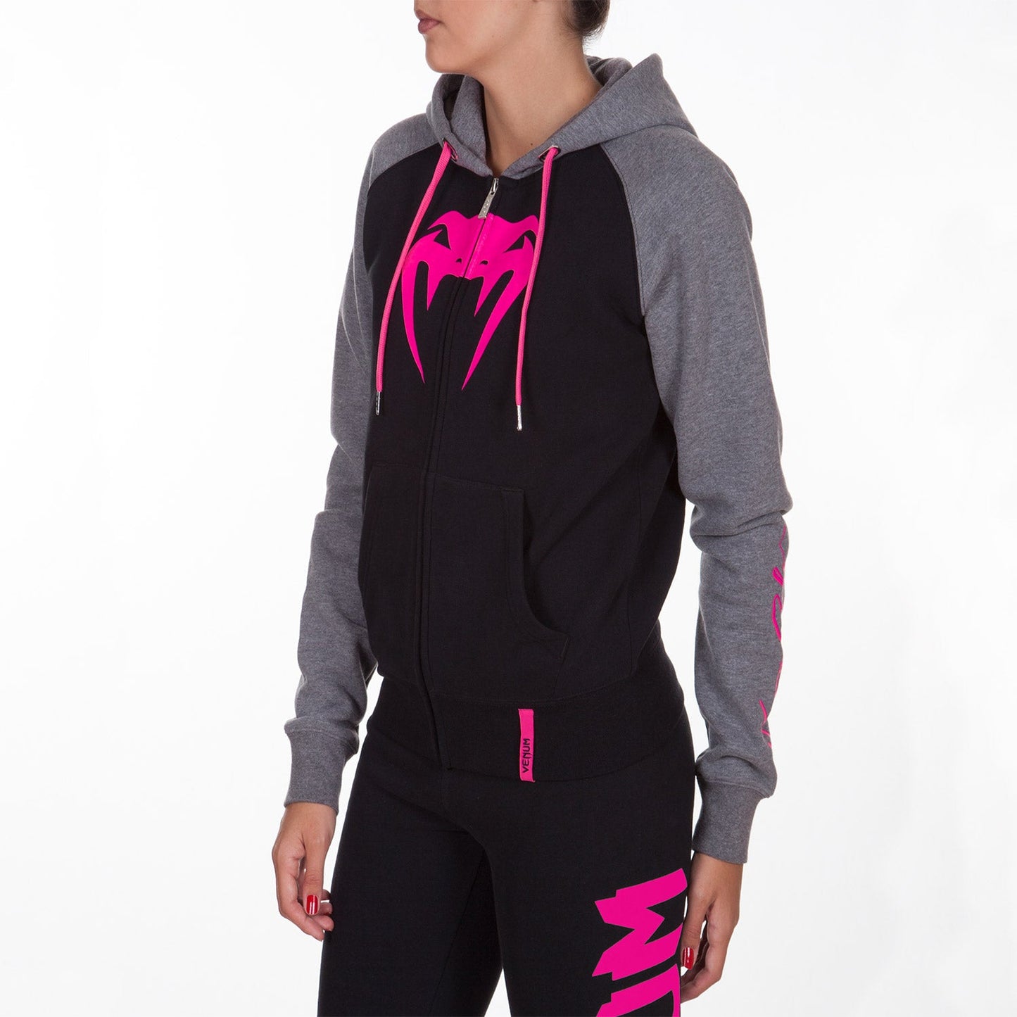 Venum Infinity Women's Zip Sweatshirt - Pink Logo