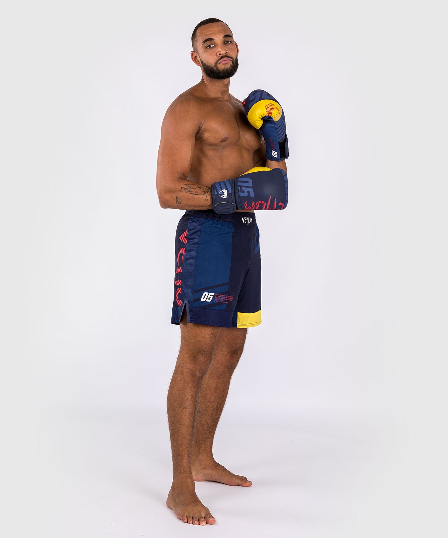 Venum Sport 05 Combat Shorts - Blau/Gelb