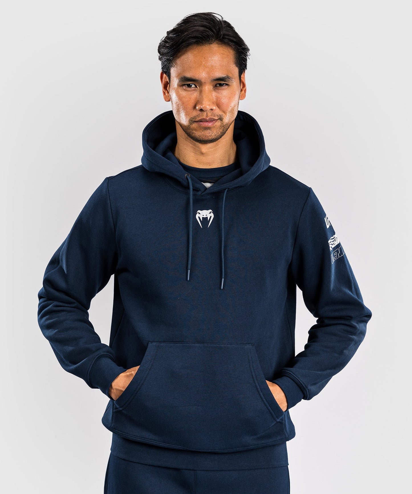 Men's UFC Fusion by Venum Fight Week Hooded Sweatshirt - Ocean Blue