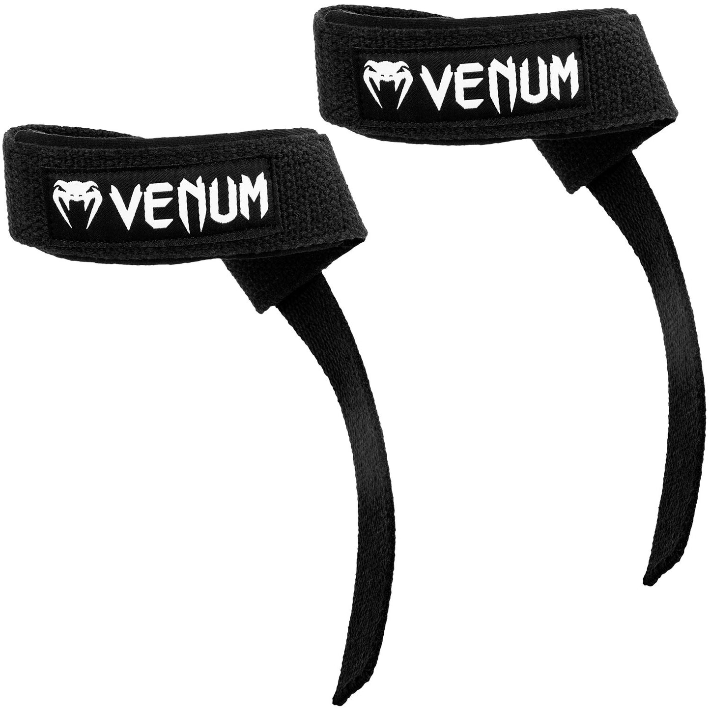 Venum Hyperlift bodybuilding straps (Pair) - Black