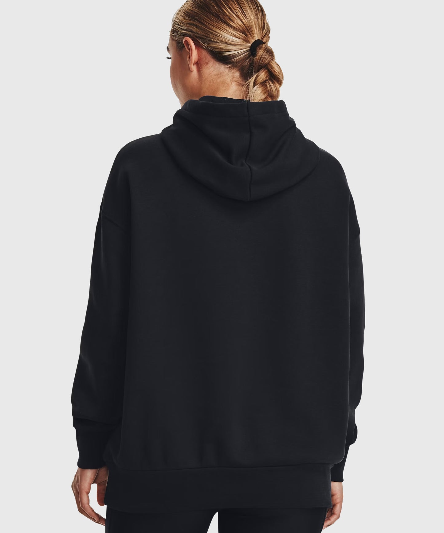 Under Armour Oversize Ua Icon Fleece Hoodie For Women - Black