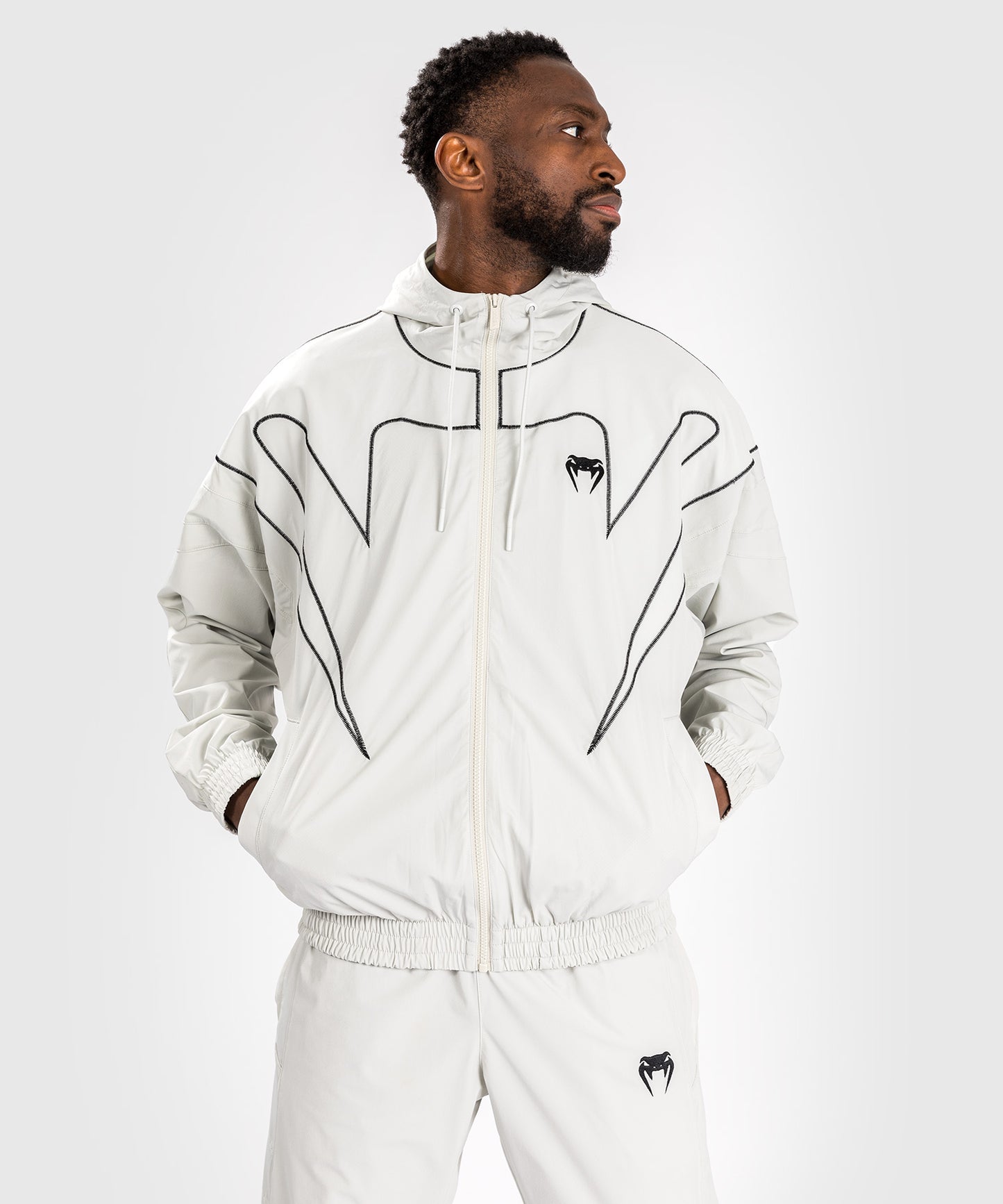 Venum Attack 90 Track Jacket - Sand/Black