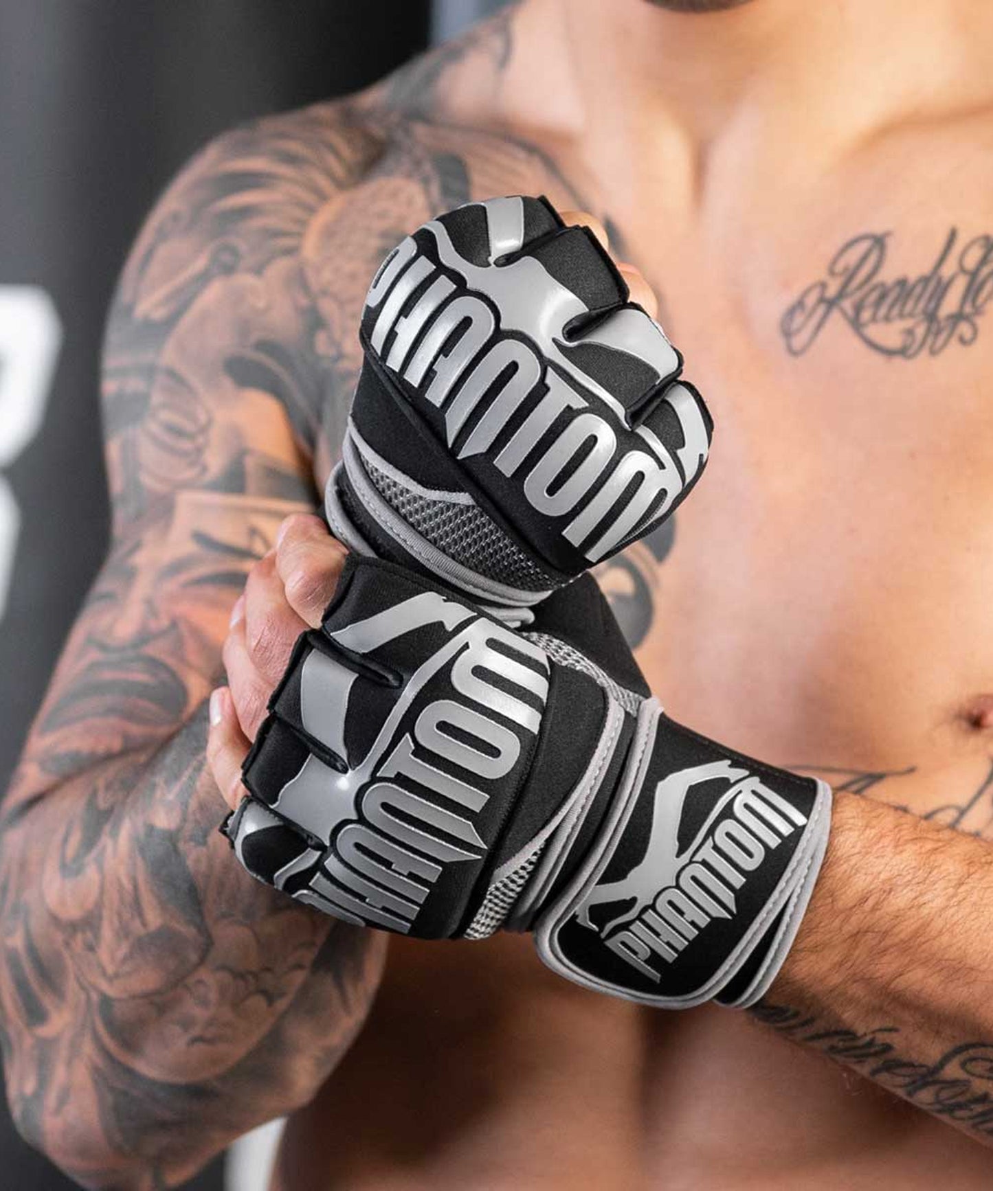 Phantom Athletics Impact Gel Neoprene Gloves - Black