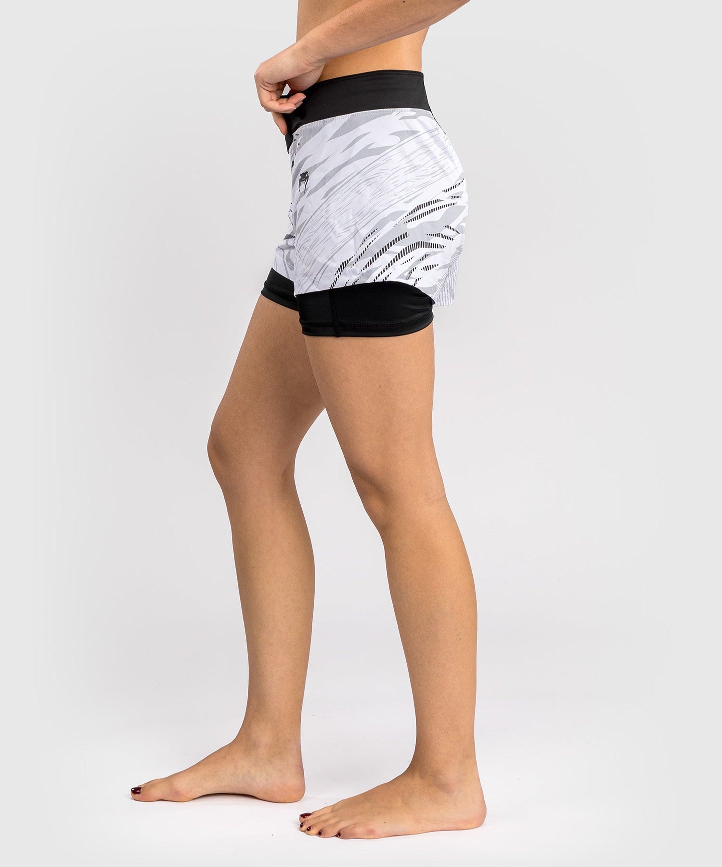 Women's UFC Fusion by Venum Authentic Fight Night Shorts - White