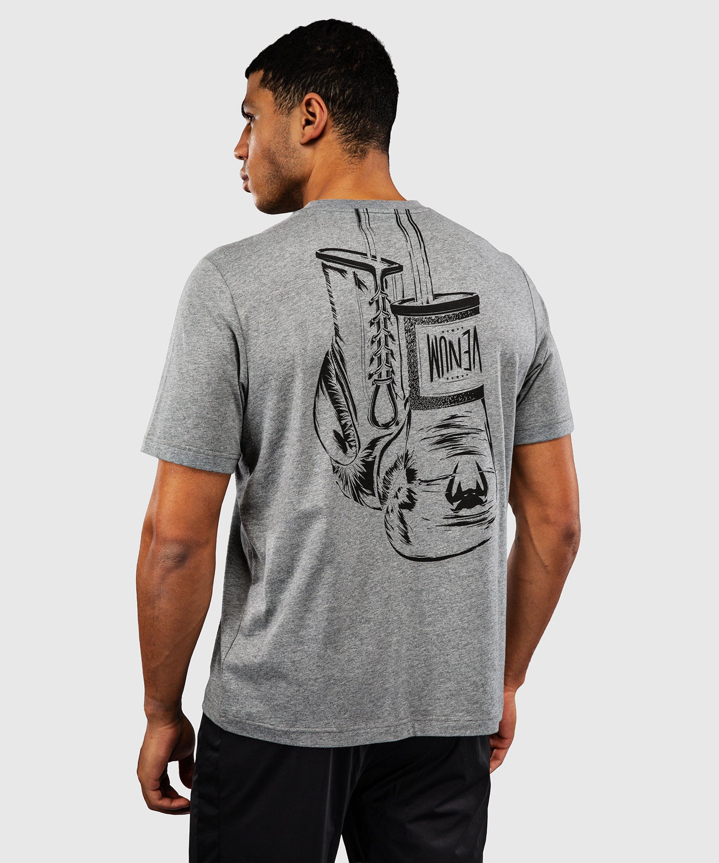 Venum Fight Icon T-Shirt aus Baumwolle - Mélange Grau