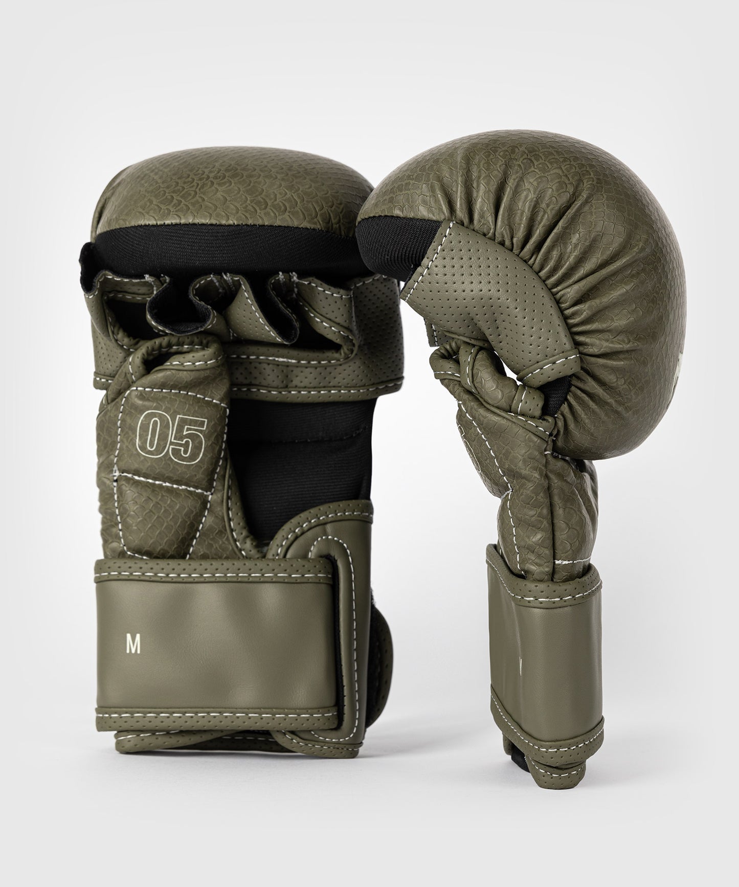 Venum Impact Evo Scales MMA Sparring Gloves - Army Green