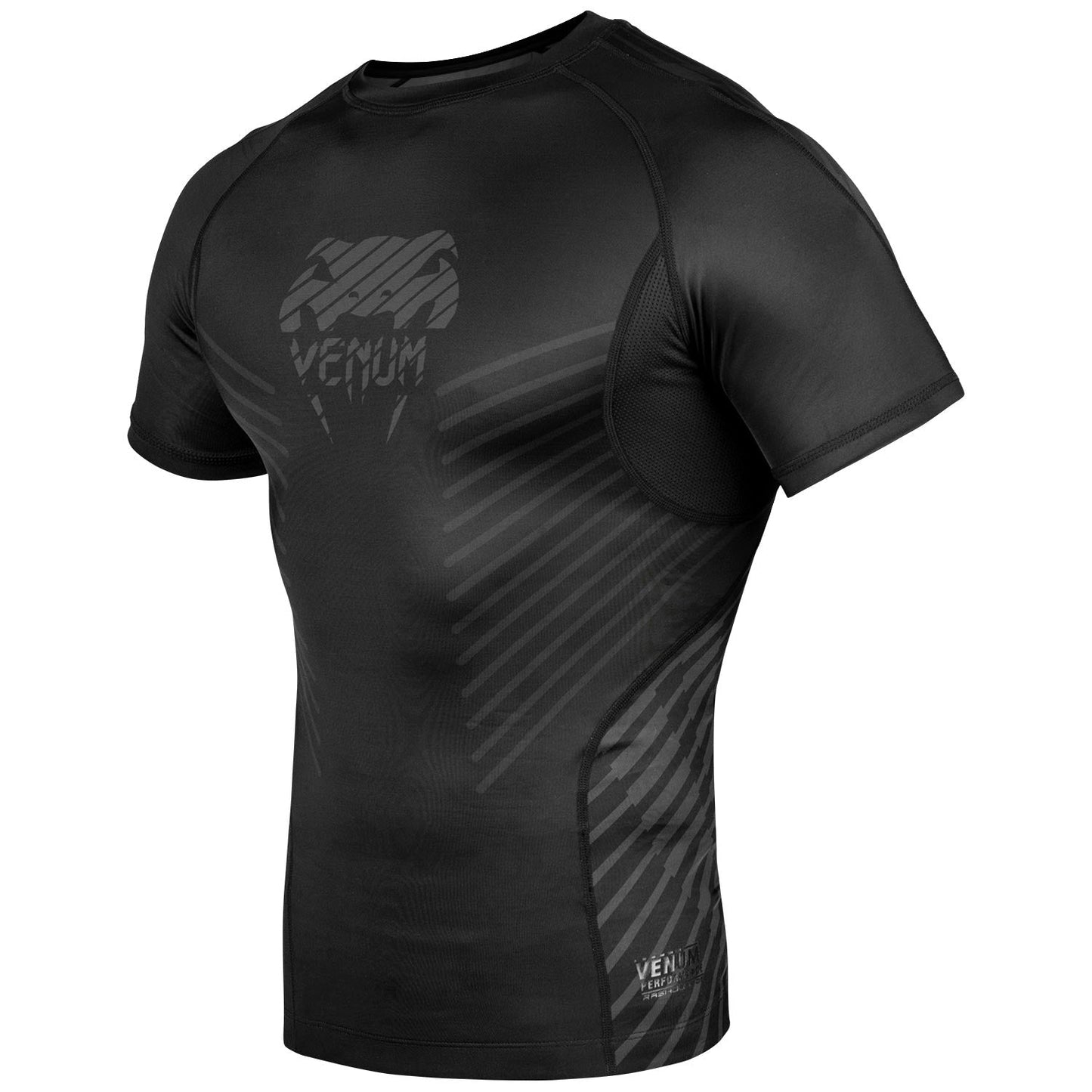 Rashguard Venum Plasma - Short Sleeve - Black/Noir