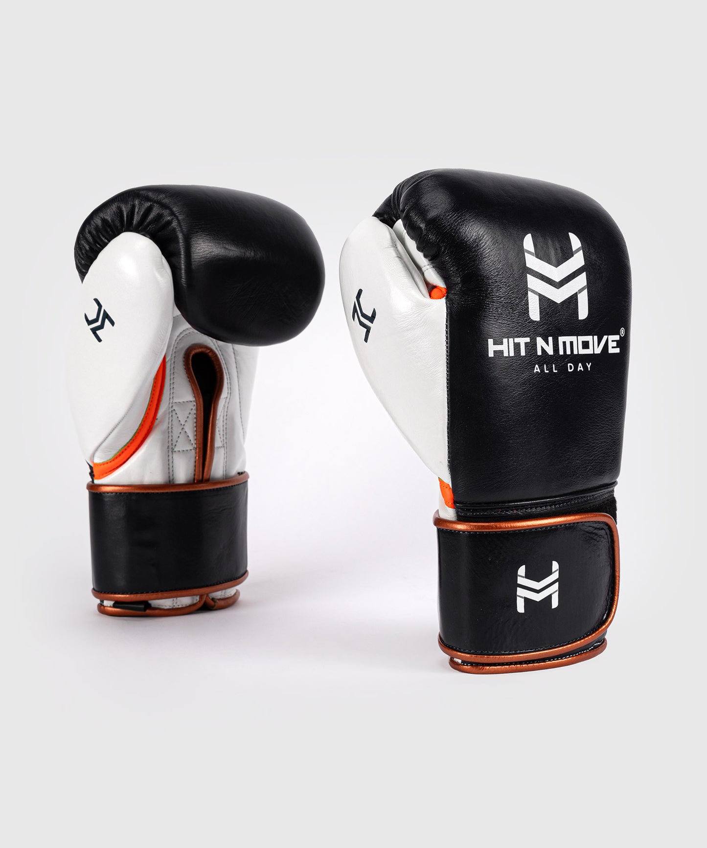 Hit N Move All Day® Pro Balance Boxing Gloves - Blue/White/Orange