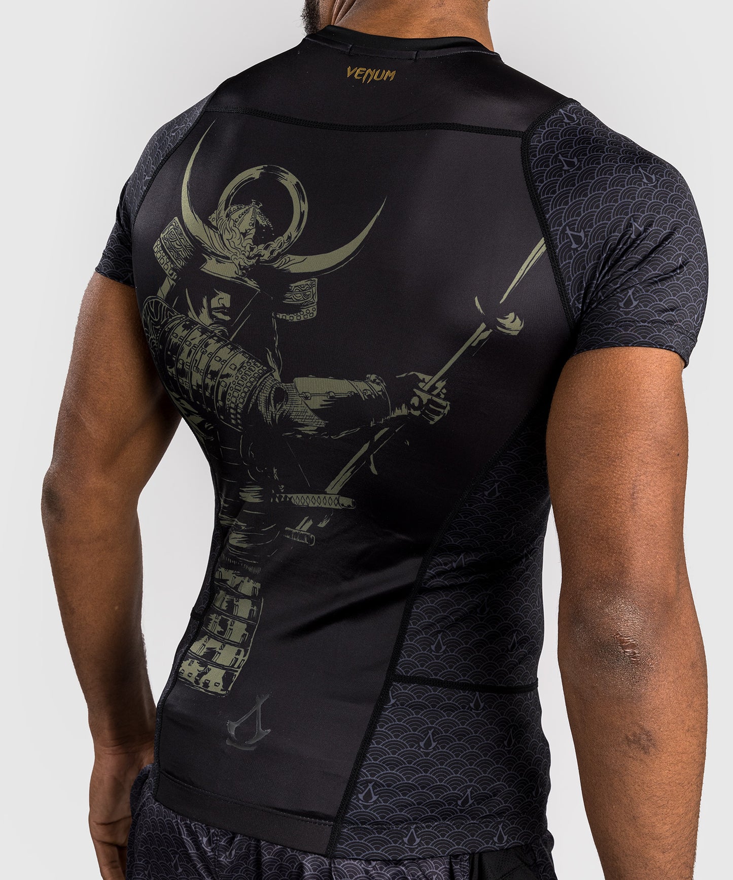 Venum x Assassin's Creed Shadows Short Sleeve Rashguards - Black