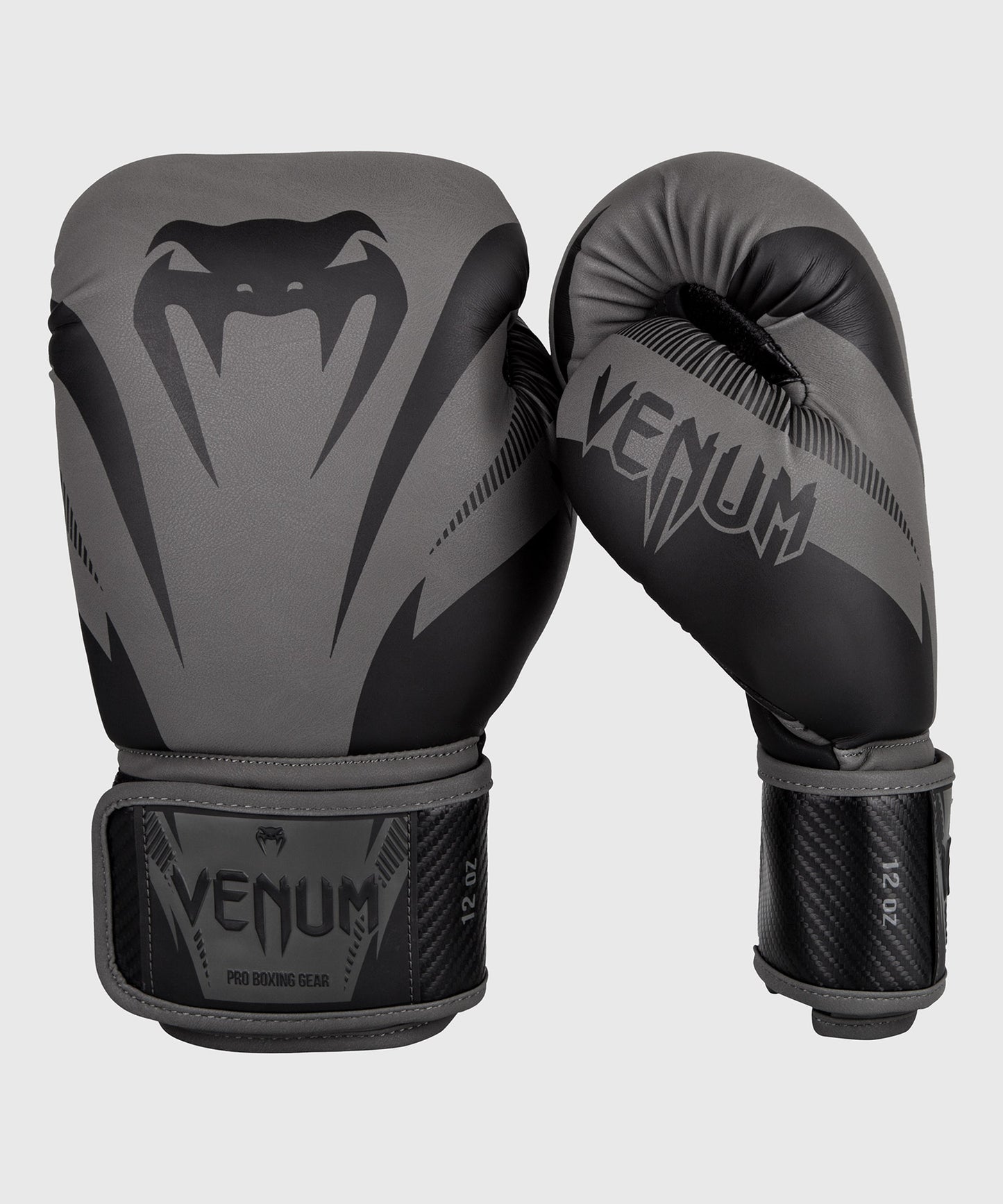 Gants de boxe Venum Impact – Gris/Noir