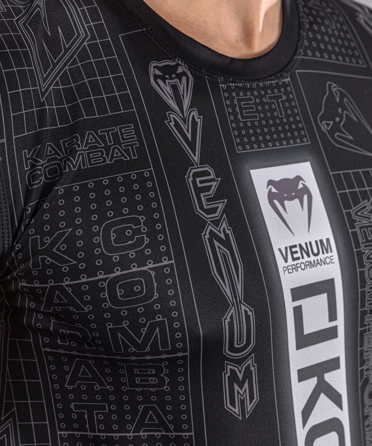 Karate Combat by Venum Dry-Tech-Tanktop – Schwarz/Grau