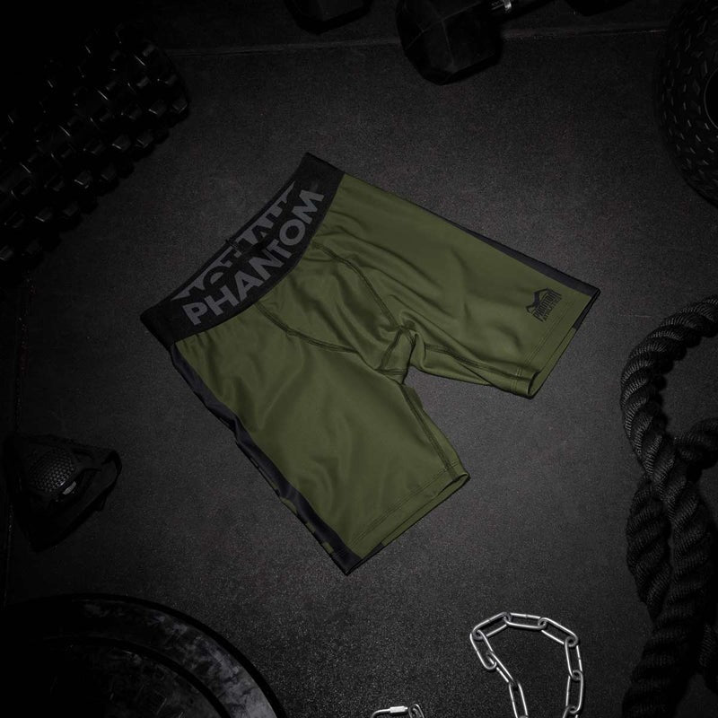 Short De Vale Tudo Phantom Athletics Apex - Kaki