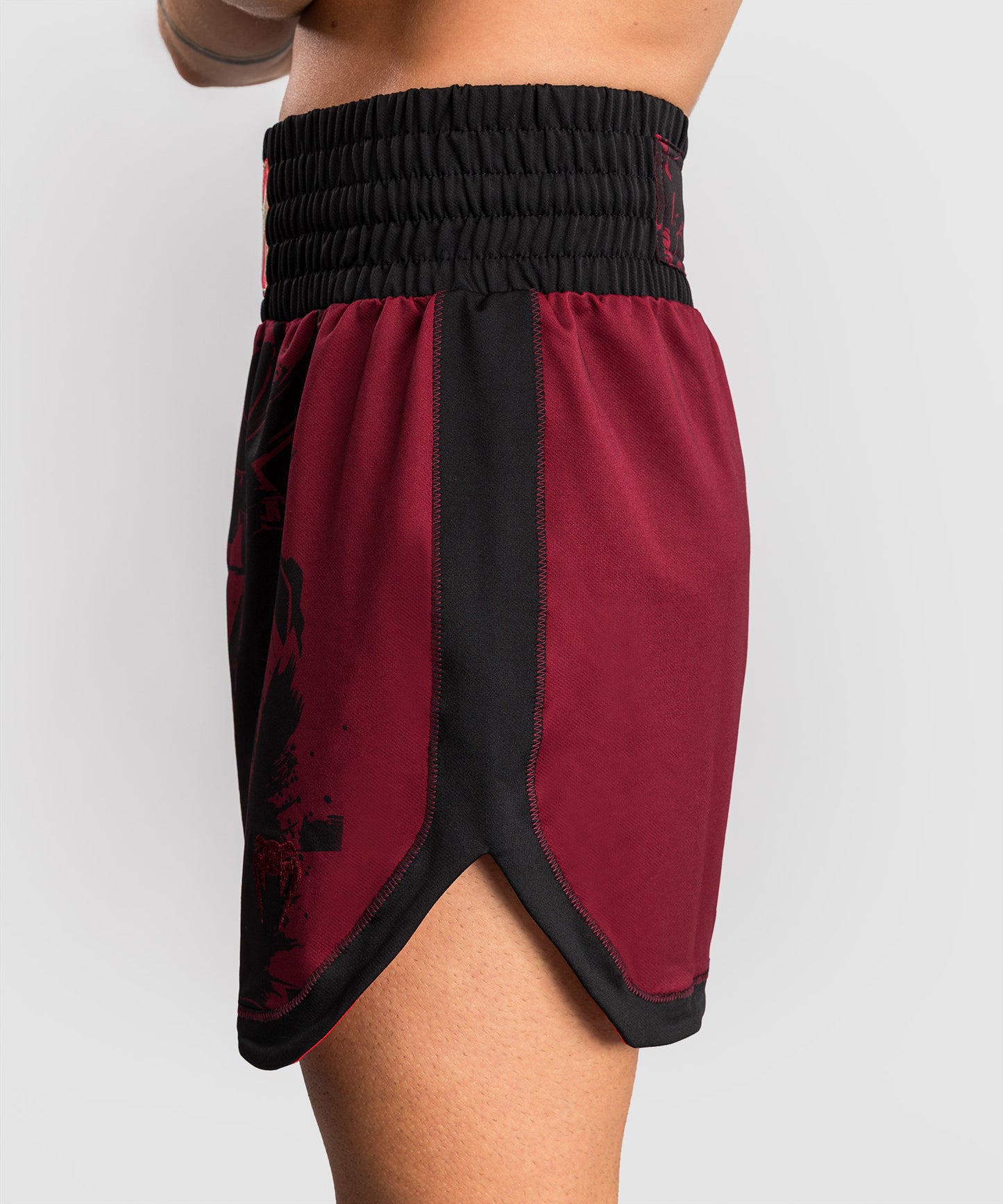 Venum x Assassin's Creed: Shadows Men's Boxing Short - Bordeaux/Black