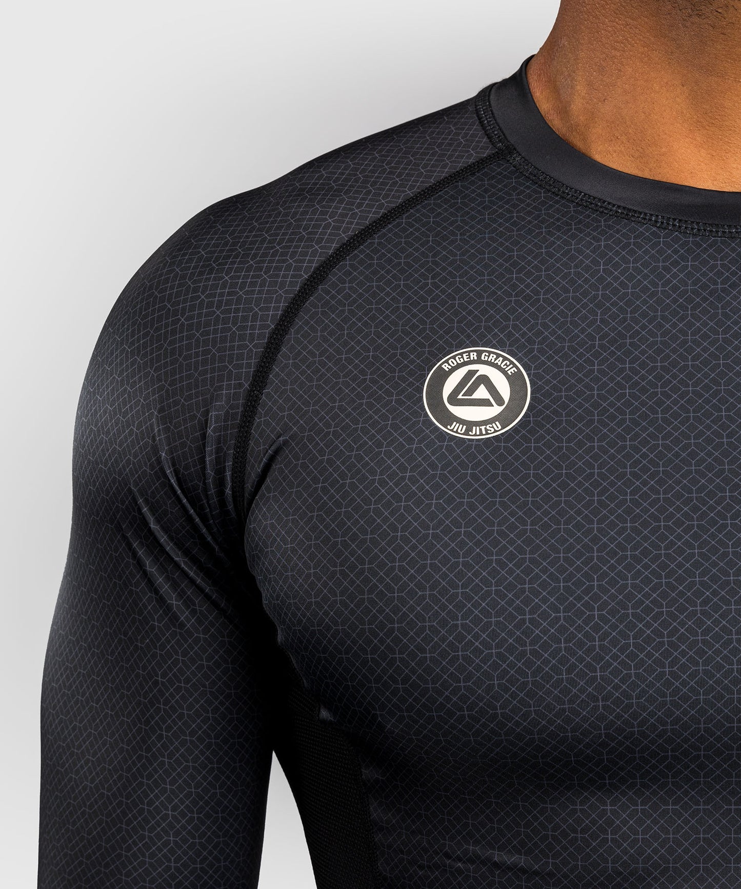 Venum x Roger Gracie Academy Long Sleeve Rashguard - Black