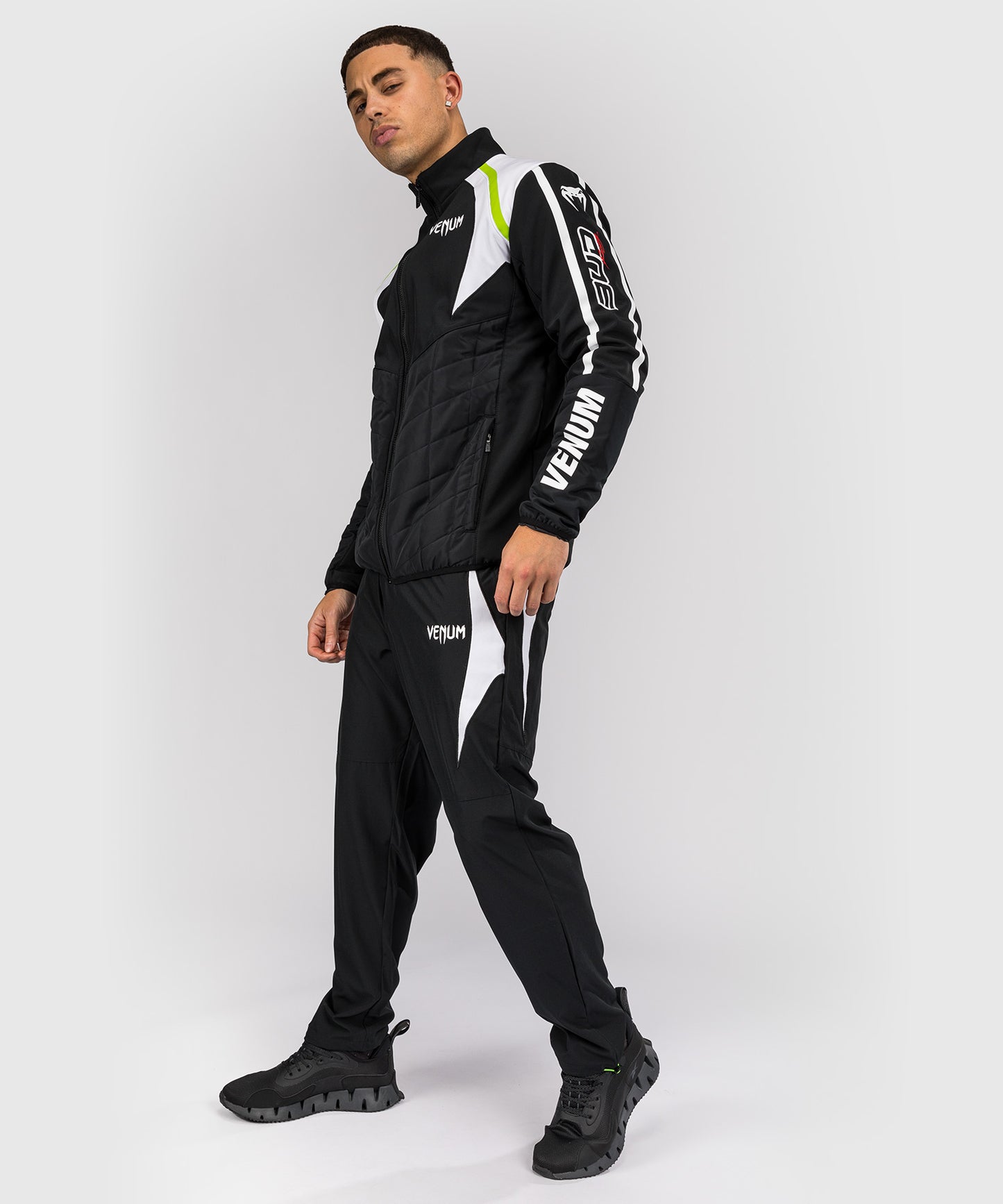 Venum x Bud Racing Men's Jacket - Black/White/Lime Green
