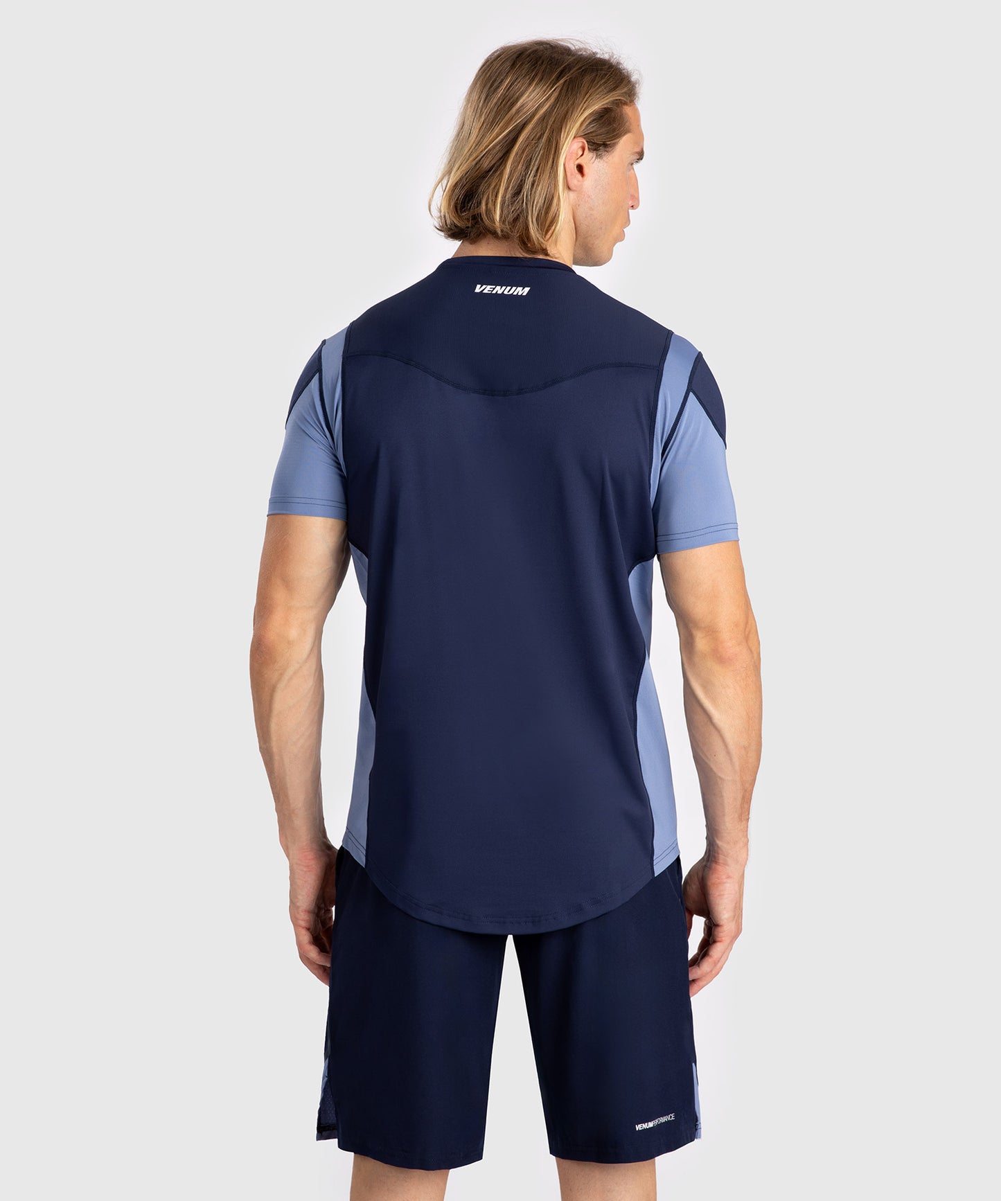T-shirt Dry-Tech pour Hommes Venum Tempest - Bleu Marine/Bleu