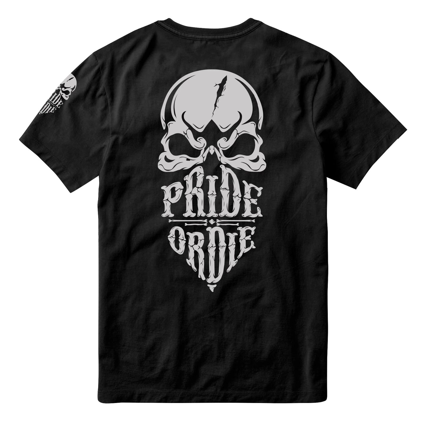 T-shirt Pride Or Die Reckless Bones - Noir