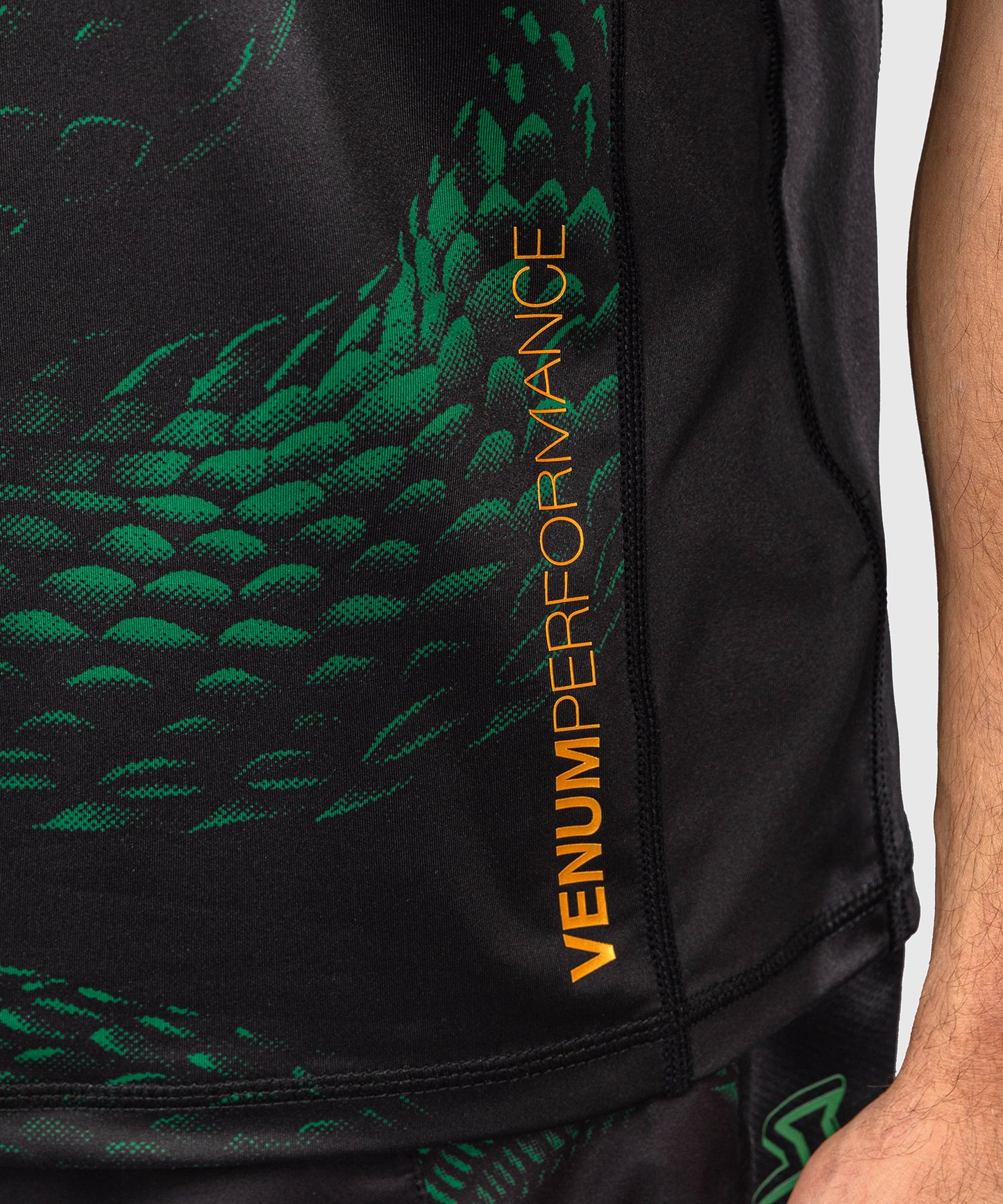 T-shirt Dry Tech Venum Matupa - Noir/Vert/Or