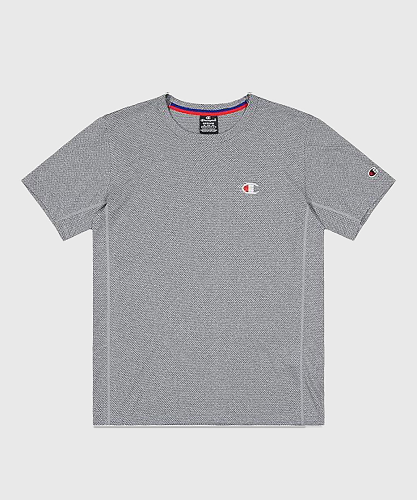 T-Shirt De Sport Champion En Mesh Avec Logo C - Gris Chiné