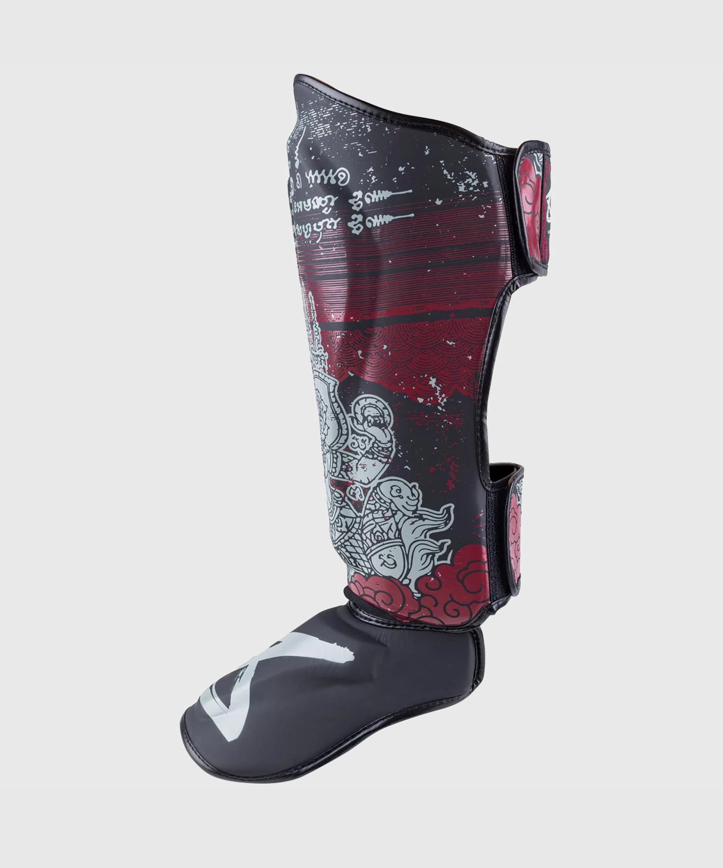 8 Weapons Hanuman Yant Shin Guards - Black/Red