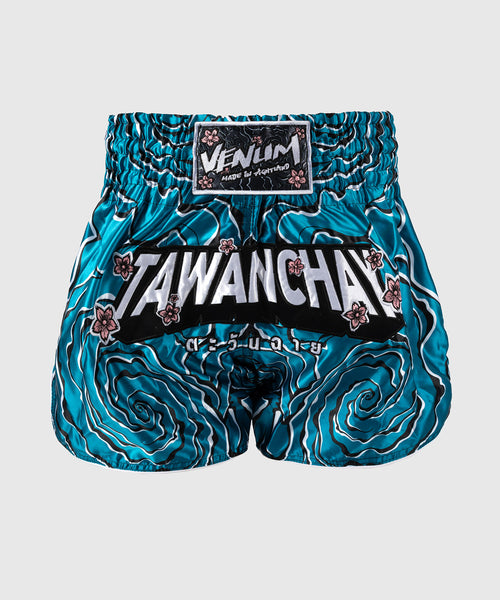 Venum Tawanchayムエタイショーツ Venum x Tawanchay Muay Thaï short - Black/White - Venum