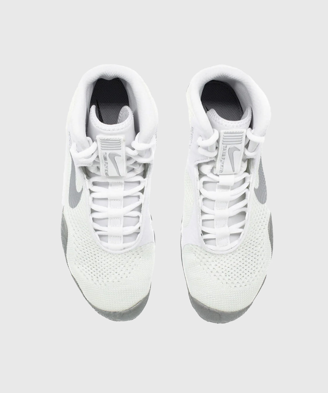 Nike Tawa Wrestling Shoes - White/Silver/Grey