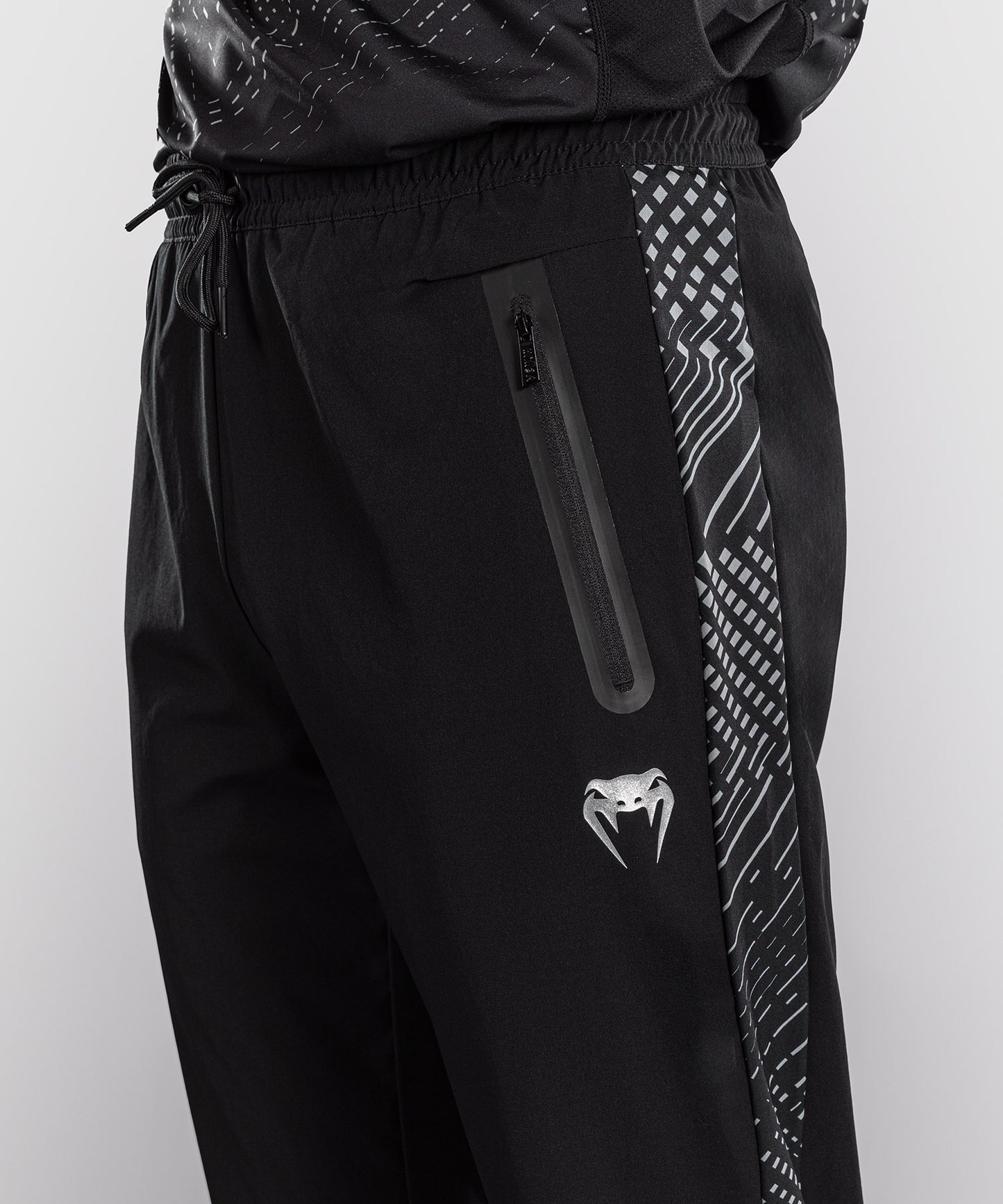Venum Midnight Fury Pantalones de Chándal – Negro/Gris/Plata