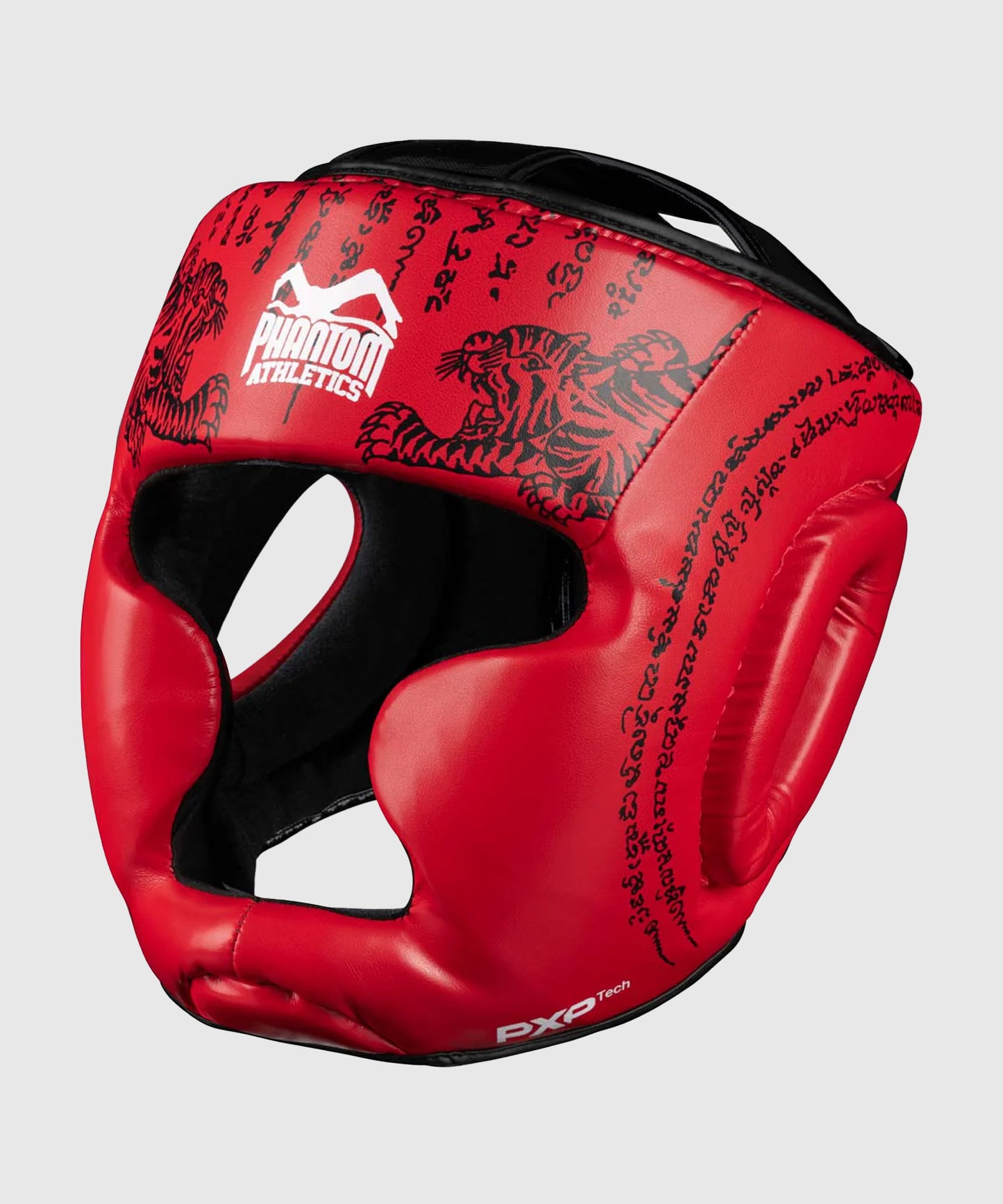 Boxhelm Phantom Athletics Muay Thai - Rot