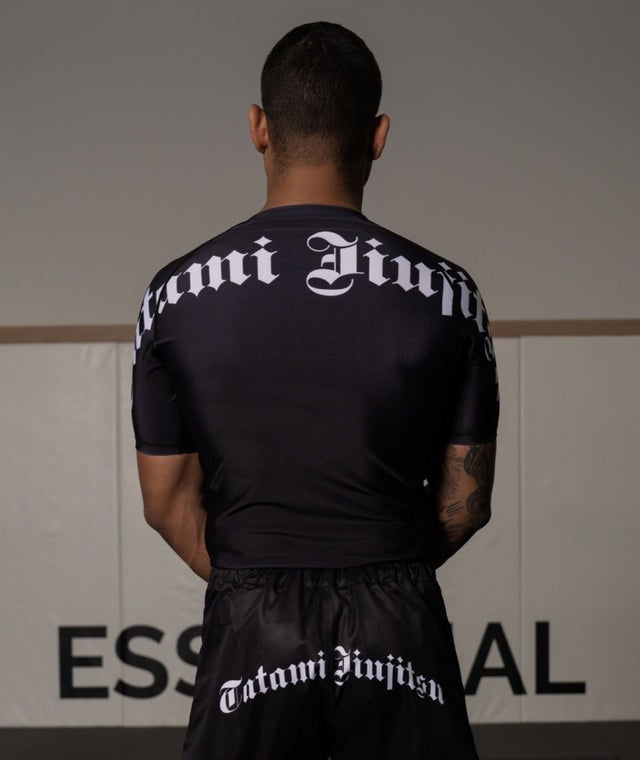 Kompressions-T-Shirt Tatami Fightwear Gothic Kurzarm - Schwarz