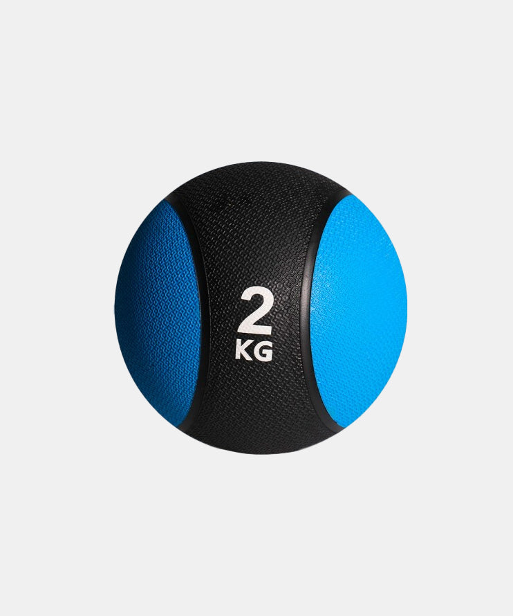 Sveltus Rubber Balón Medicinal - 2 Kg – Negro/Azul